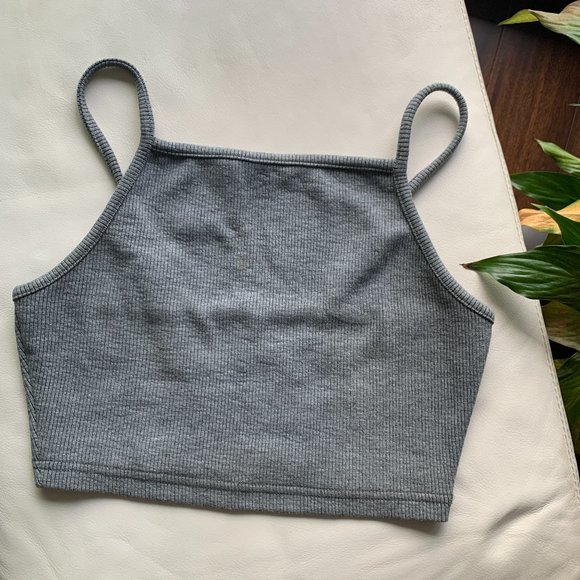 3/$25 Topshop cropped halter tank
